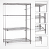 Thumbnail image #3 for Super Erecta Starter Wire Shelving Unit, 54 x 24 x 74.5 Inches, 4 Shelves, Metroseal Gray