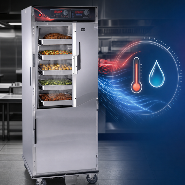 Product image #3 for Cres Cor Roast-N-Hold AquaTemp Gentle Convection Cook and Hold Oven, Full Height, 208V, 1-Phase