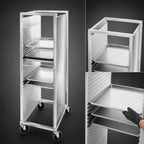 Thumbnail image #3 for Channel Manufacturing 620 Semi-Enclosed Aluminum Bun Pan Rack, End-Load, 40-Pan Capacity, 21 x 26 x 70 Inches