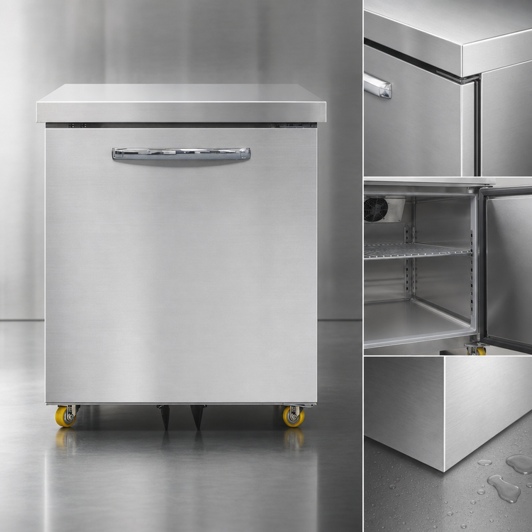 Product image #3 for Continental Refrigerator DF27N-U Designer Line 27" 1-Section Undercounter Freezer