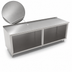 Thumbnail image #3 for John Boos Modular Base Open Front Work Table, 108