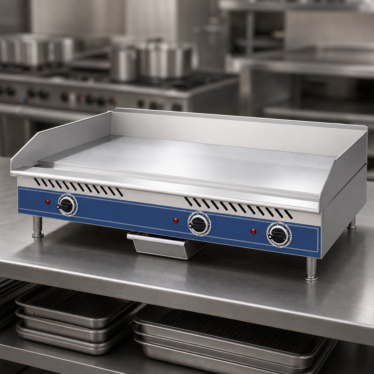 Product image #3 for Globe 36-Inch Electric Countertop Griddle with Stainless Steel Plate and Thermostatic Controls