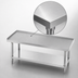 Thumbnail image #3 for Advance Tabco Special Value Series 18-Inch x 30-Inch Stainless Steel Equipment Stand with Adjustable Undershelf