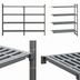Thumbnail image #3 for Cambro Camshelving Basics Plus 5-Tier Add-On Vented Polymer Shelving Unit, 18 x 42 x 64 Inches, Brushed Graphite