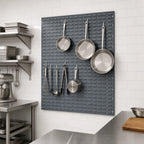 Thumbnail image #3 for Quantum QLP-4861 Wall-Mounted Louvered Panel Starter Unit, 48 x 61 Inches, 16-Gauge Steel, Gray Enamel Finish