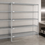 Thumbnail image #3 for Eagle Group EagleGard A5-86-2172E 5-Tier Add-On Wire Shelving Unit, 72 in. W x 21 in. D x 86 in. H, QuadTruss Shelves