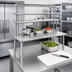 Thumbnail image #3 for Eagle Group Flex-Master 18-Inch Table-Mount Overshelf Post, Chrome Finish