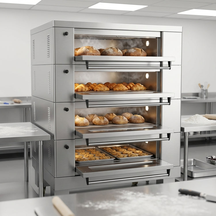 Product image #3 for American Baking Systems ABSEDO-284 4-Deck Full-Size Electric Deck Oven