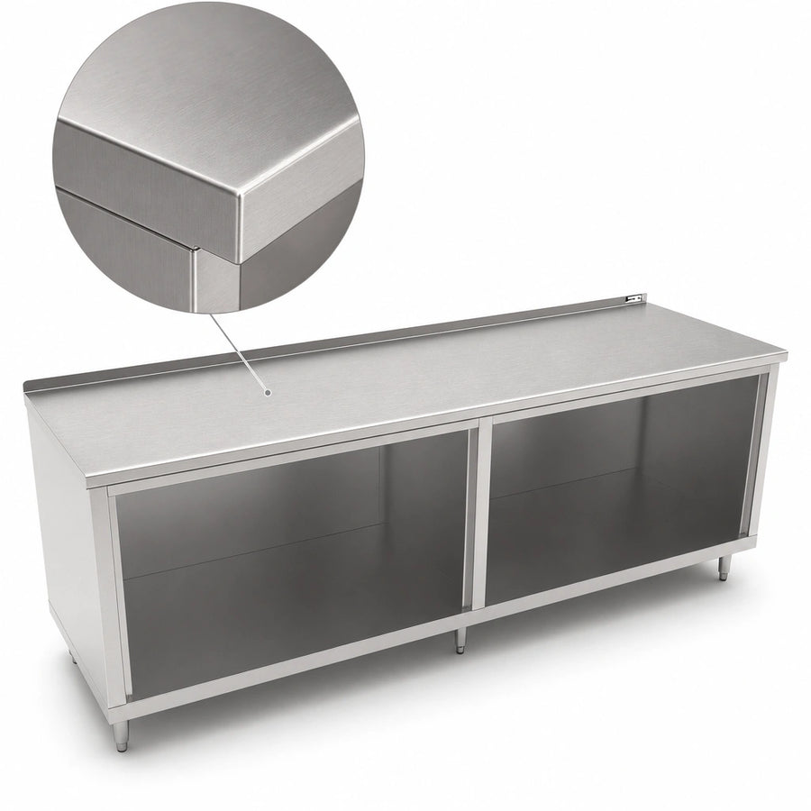 14-Gauge Stainless Steel Top