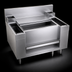 Thumbnail image #3 for Glastender Casino Style Underbar Combo Ice Bin and Cocktail Station with Bottle Wells and 10-Circuit Cold Plate, 36 Inch