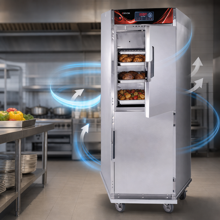 Product image #3 for Cres Cor Roast-N-Hold 18-Pan Full-Height Convection Cook and Hold Oven