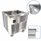 Thumbnail image #3 for Duke Manufacturing Thurmaduke TCM-32SS-N7 Mobile 32-Inch Stainless Steel Cold Food Unit with 8-Inch Mechanical Cold Pan and Touchscreen Control