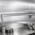 Thumbnail image #3 for Special Value Wall-Mounted Stainless Steel Shelf, 60 Inch x 15 Inch, Bullnose Edge