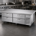 Thumbnail image #3 for Beverage-Air 76-Inch Worktop Cook Stand Freezer with 4 Drawers and Stainless Steel Top