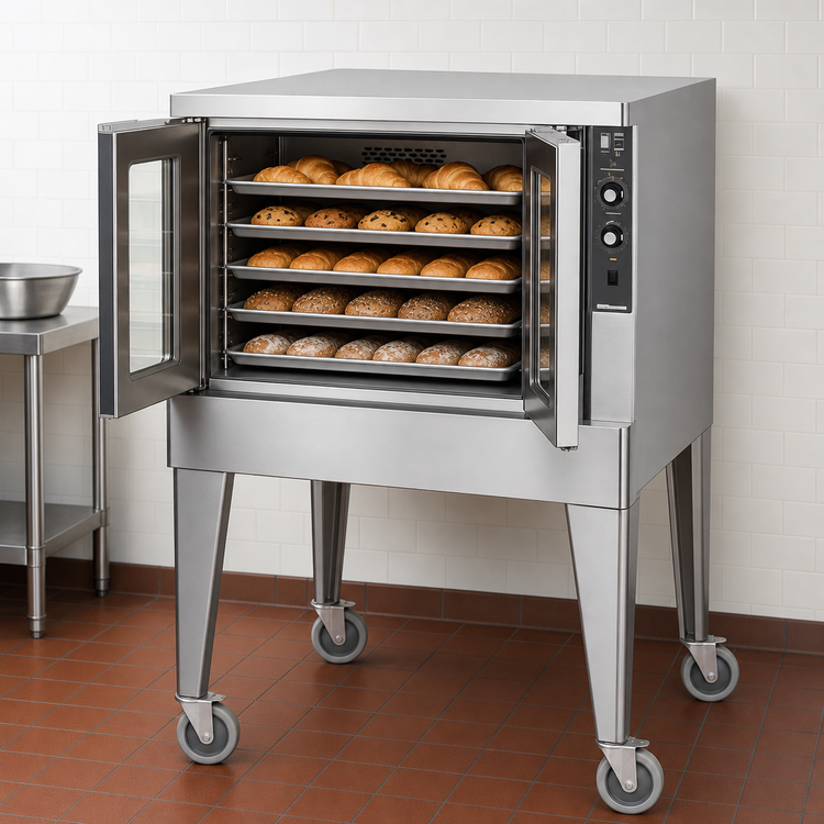 Product image #3 for Blodgett Zephaire Series ZEPH-200-E ADDL Bakery-Depth Single-Deck Electric Convection Oven, 5 Full-Size Pan Capacity