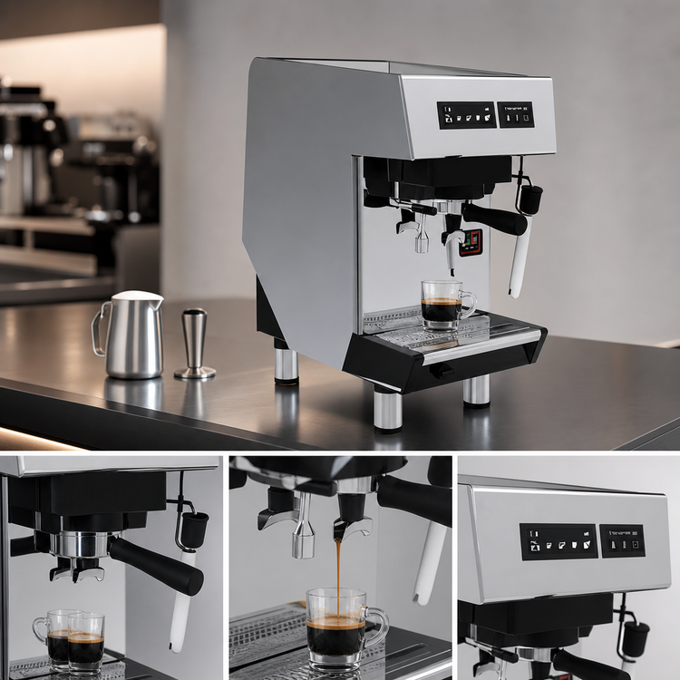 Product image #3 for UNIC Classic Plus High Profile 1-Group Automatic Commercial Espresso Machine, 110V