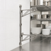 Thumbnail image #3 for Eagle Group 14-Inch Stainless Steel Adjustable Wall Mount Wire Shelving Post with Top & Bottom Support
