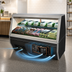 Thumbnail image #3 for Howard-McCray 35 Series 50-Inch Self-Contained Double Duty Deli Meat & Cheese Service Case, Black Exterior, LED Lighting