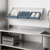 Thumbnail image #3 for Advance Tabco Special Value Series Wall-Mounted Stainless Steel Sorting Shelf, 62 Inch Wide, Holds 3 Full-Size Dish Racks