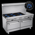 Thumbnail image #3 for Southbend Ultimate 60-Inch Gas Restaurant Range with 6 Star/Sauté Burners, 24-Inch Griddle, and 2 Convection Ovens