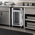 Thumbnail image #4 for Metro HotBlox Narrow 8-Pan Undercounter Insulated Holding Cabinet with Clear Door, Analog Controls