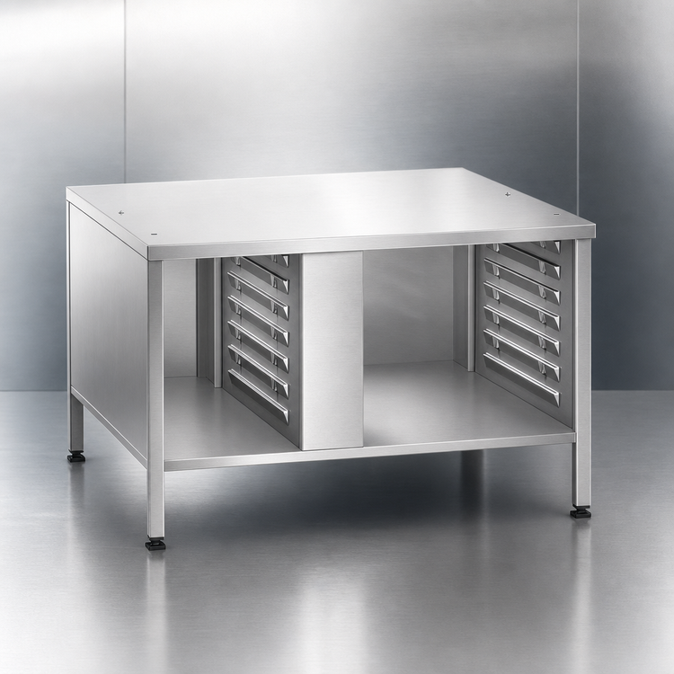 Product image #3 for RATIONAL Stand III Stationary Stainless Steel Oven Stand for iCombi 6- and 10-Full Size Classic/Pro
