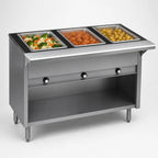 Thumbnail image #3 for Eagle Group Spec-Master HT3CB-240-3 48-Inch Electric Hot Food Table, 3 Wet/Dry Wells, Enclosed Base, Cutting Board