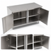 Thumbnail image #3 for John Boos 72-Inch x 24-Inch Enclosed Work Table with Cabinet Base, Hinged Doors, and Stainless Steel Flat Top