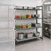 Thumbnail image #3 for Cambro Camshelving Basics Plus 4-Tier Add-On Polymer Shelving Unit, 24