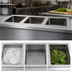 Thumbnail image #3 for Omcan USA Three-Compartment Drop-In Stainless Steel Sink with 10 x 14 x 10 Inch Compartments