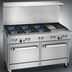 Thumbnail image #3 for Southbend Ultimate 60-Inch Gas Restaurant Range with 6 Burners, Right Griddle/Broiler, and 2 Cabinets