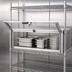 Thumbnail image #3 for Stainless Steel Security Enclosure Kit with Single Flip-Up Door, 48W x 24D x 20H