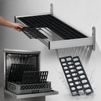 Thumbnail image #3 for Fermod WSB47 One-Level Vented Wall-Mounted Shelving Unit, 47"W x 18"D, Anodized Aluminum