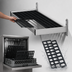 Thumbnail image #3 for Fermod One-Level Vented Wall Shelving Unit, 47 Inch W x 18 Inch D, Anodized Aluminum