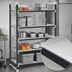 Thumbnail image #3 for Cambro Camshelving Elements XTRA Stationary Starter Unit, 18 x 42 x 84, Solid 5-Tier, Speckled Gray