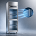 Thumbnail image #4 for Victory UltraSpec 1-Section Reach-In Freezer with Half-Height Hinged Glass Doors, 21.01 Cu. Ft., Stainless Steel, Top-Mounted Self-Contained Refrigeration