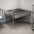 Thumbnail image #3 for BK Resources Corner L-Shaped Soiled Dishtable with 20