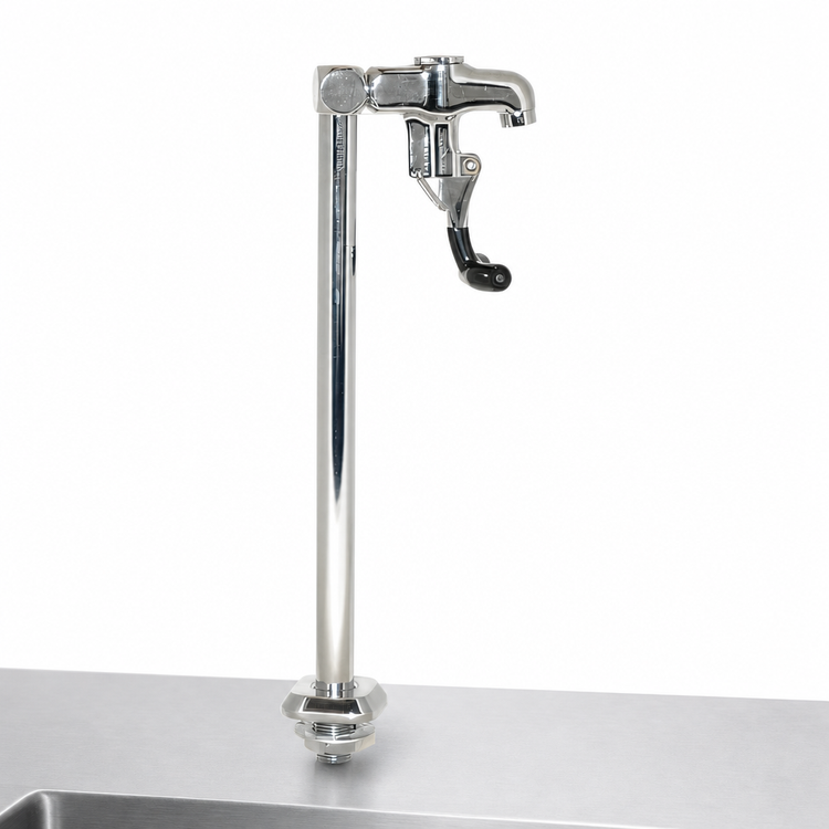 Product image #3 for BK Resources Deck Mount Stainless Steel Glass Filler Water Station Faucet