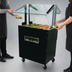 Thumbnail image #3 for Portable Electric Open-Well Hot Food Buffet Table with Double-Sided Sneeze Guard, 2 Wells, and Enclosed Base