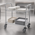 Thumbnail image #3 for Metro Super Erecta MW607 2-Shelf Chrome-Plated Utility Bus Cart