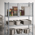 Thumbnail image #3 for Eagle Group Chrome Security Enclosure Kit with Hinged Doors, 18 x 36 Inches