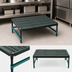 Thumbnail image #3 for QuadPlus Stationary Dunnage Rack with Standard Shelf and Louvered Polypropylene Mat, 24 x 24 x 14 Inches, 1000 lb Capacity