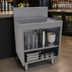 Thumbnail image #3 for Glastender Underbar Drainboard Cabinet Base, Open Front, 24 Inch W x 19 Inch D