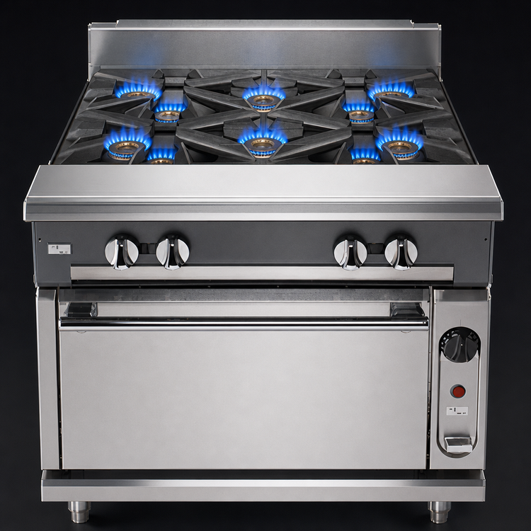 Product image #3 for Vulcan V Series V6B36SF 36-Inch Heavy Duty Gas Range with 6 Open Burners and Standard Oven