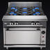 Thumbnail image #3 for Vulcan V Series V6B36SF 36-Inch Heavy Duty Gas Range with 6 Open Burners and Standard Oven