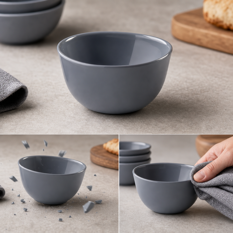 Product image #3 for American Metalcraft Crave Storm 7 oz Round Melamine Bouillon Cup