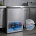 Thumbnail image #3 for Krowne 24-Inch Stainless Steel Flat-Top Bottle Cooler with Sliding Lid