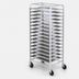 Thumbnail image #3 for Winco Mobile Side-Load Aluminum Sheet Pan Rack, 20 Full-Size Pan Capacity