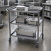 Thumbnail image #3 for Turbo Air 15 x 24-Inch 3-Shelf Stainless Steel Utility Bus Cart