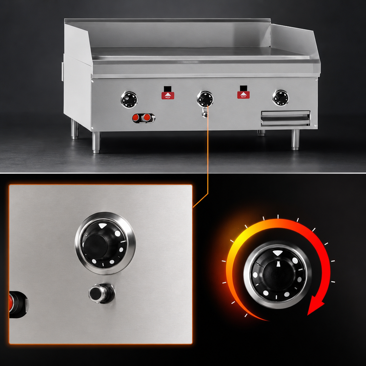 Product image #3 for Southbend Heavy Duty Floor Model Gas Griddle with Thermostatic Controls, 24 x 30-Inch Cooking Surface